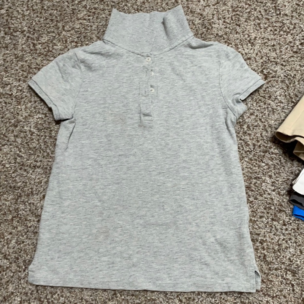 Gap girls polo medium grey